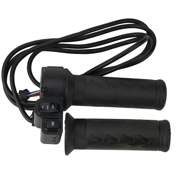 Accélérateur à 3 vitesses pour vélo électrique, 1 paire, 24V 36V 48V 72V