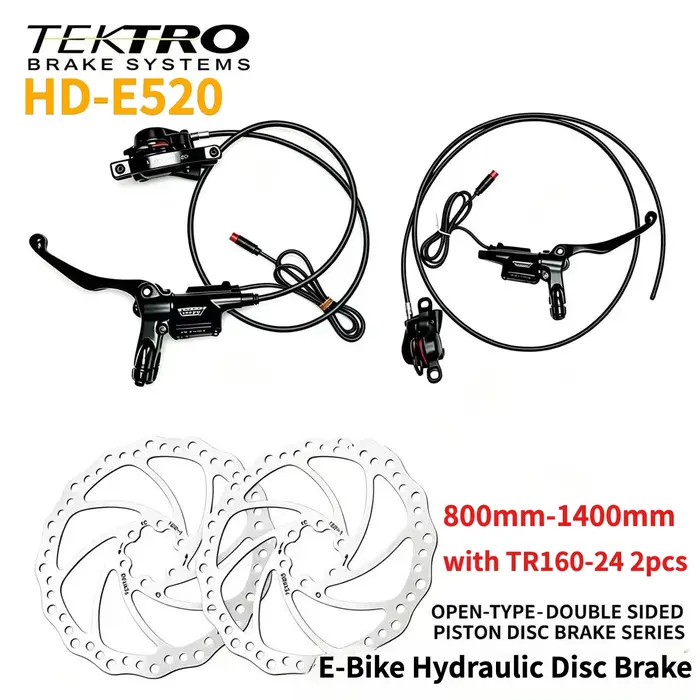 Frein hydraulique TEKTRO HD-E520 pour vélo électrique, frein à disque à huile à 2 pistons avec capte