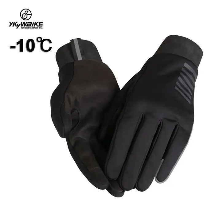 Gants de cyclisme hiver doigt complet imperméable ski Sport de plein air