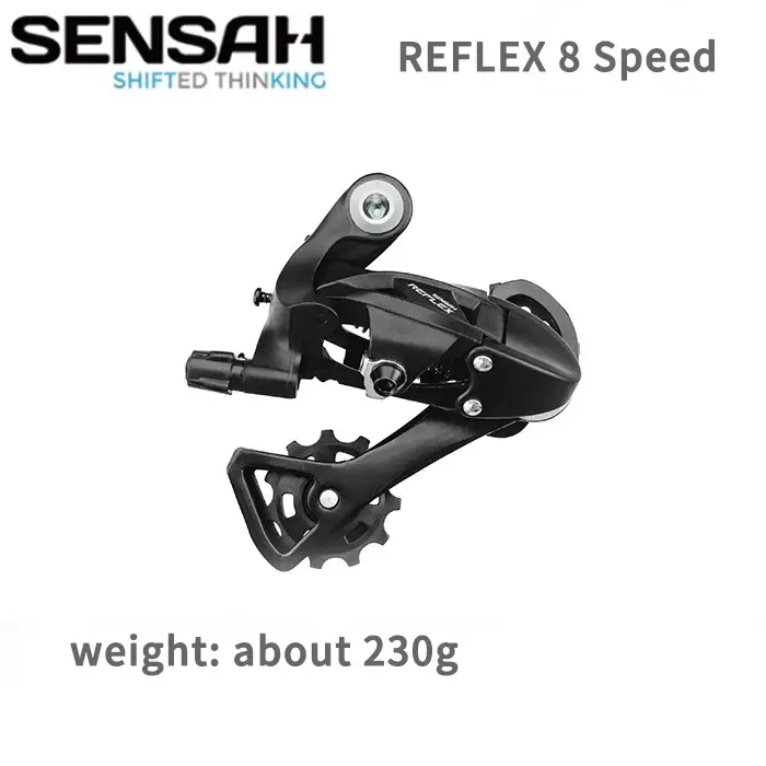 Dérailleur arrière SENSAH 8 9 10 vitesses pour VTT et vélo de route, compatible avec Shimano, levier