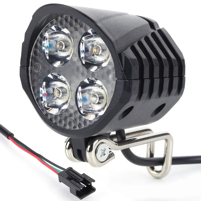 Lumière avant LED pour Scooter électrique 48V, avec klaxon, phare LED haute luminosité, économie d'é