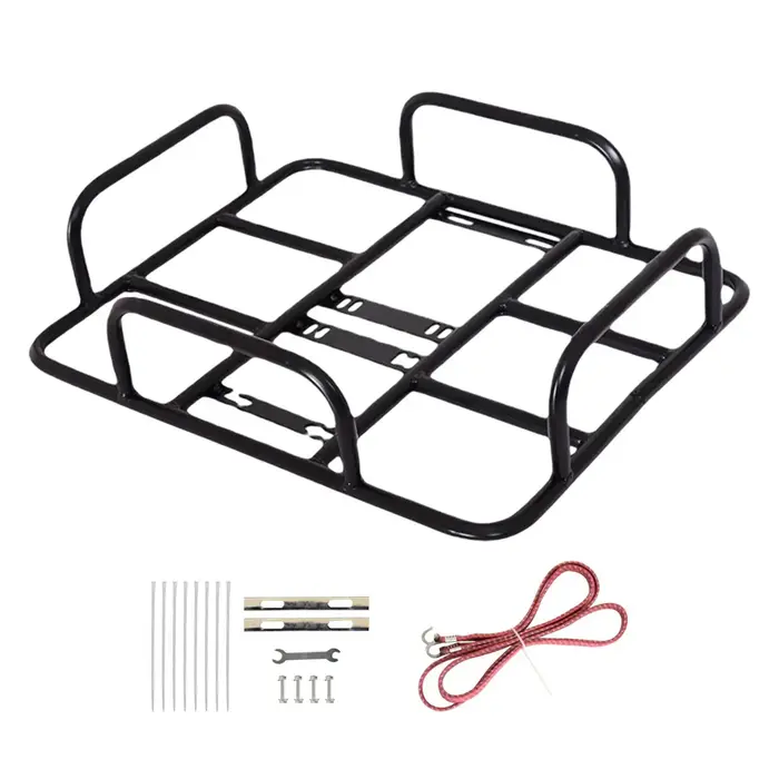 Porte-bagages en fer, panier de vélo