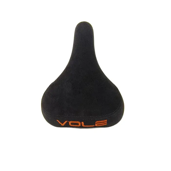 Selle de vélo VOLE VSD47 BMX Velvet, rail en acier chromoly, mousse haute densité, 260×160mm, 365g, pour BMX, vélo de rue et VTT.