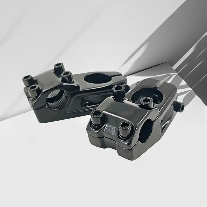 Tige BMX 22.2*28.6mm 45mm tige de vélo CNC en alliage d'aluminium léger tige de guidon BMX pour pièces de cyclisme de vélo vtt à engrenage fixe