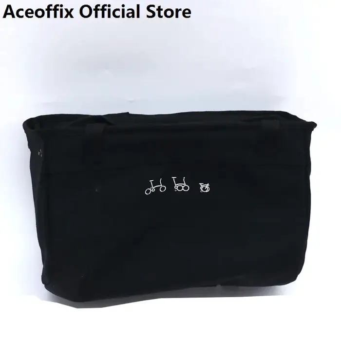 Sac en toile pliable pour vélo Bromsilice