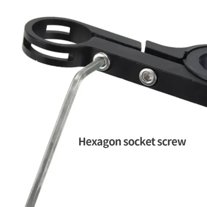 Extension de guidon de vélo en alliage d'aluminium, 20CM, support de feu avant de vélo de montagne, lampe, accessoires de lampe de poche