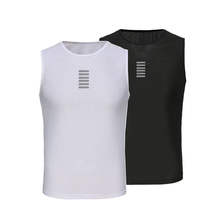 Rsantce 2023 couche de Base de cyclisme sans manches vtt vélo sport chemise sous-vêtements course vé