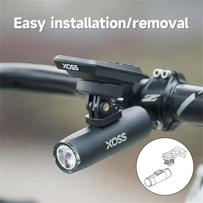 XOSS XL400 800 Lampe de vélo en aluminium