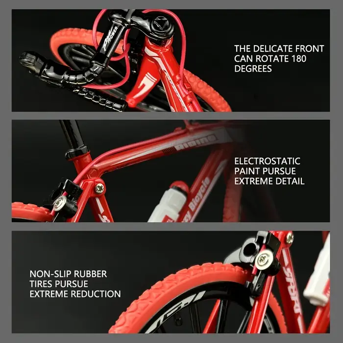 Ornement de modèle de vélo de montagne à monter soi-même