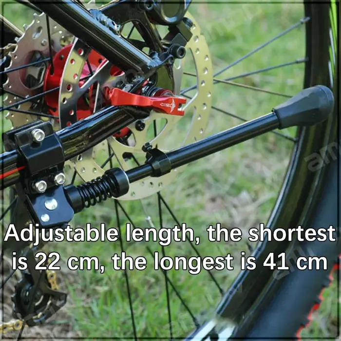 Nouveau support de pied rétractable et réglable en alliage d'aluminium pour vélo de montagne