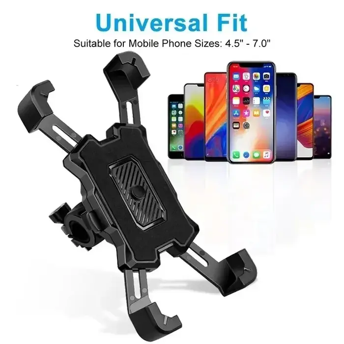 VIKEFON 360 ° Support de téléphone de vélo électrique rotatif pour iPhone équitation vtt