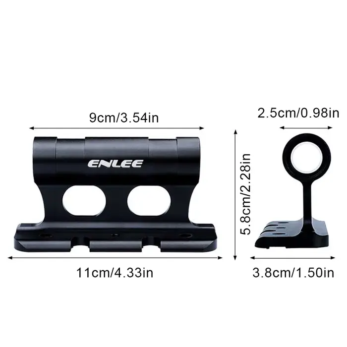 Support de fourche de vélo en alliage d'aluminium noir à dégagement rapide pour transport voiture SUV et camion VTT route