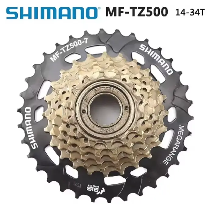 Shimano MF-TZ500-7 roue libre de vélo 14-34T en acier pour vtt vélo pliant de route MF-TZ500 volant 