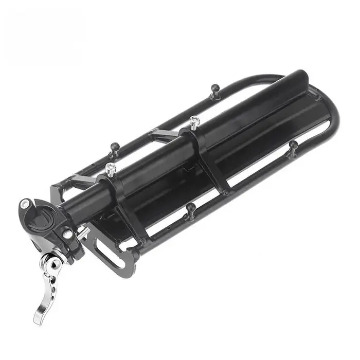 Porte-bagages arrière rétractable en alliage d'aluminium pour vélo