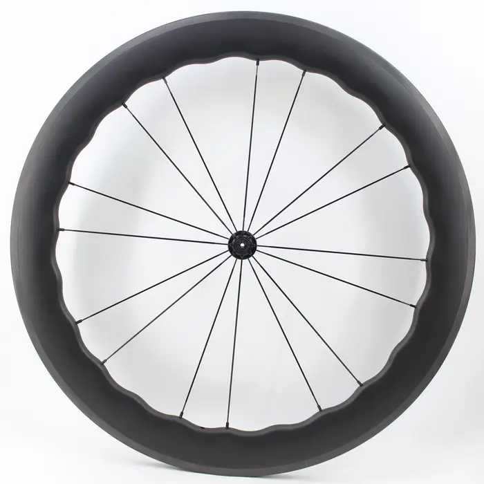 Le plus récent jeu de roues de vélo de route 700C UD entièrement en Fiber de carbone