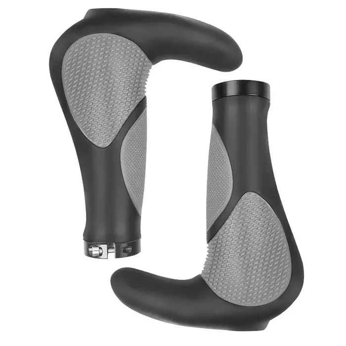 Poignées de guidon de vélo ergonomiques, antichoc et antidérapantes, accessoires confortables pour vélos de montagne et de route, pour l'absorption des chocs