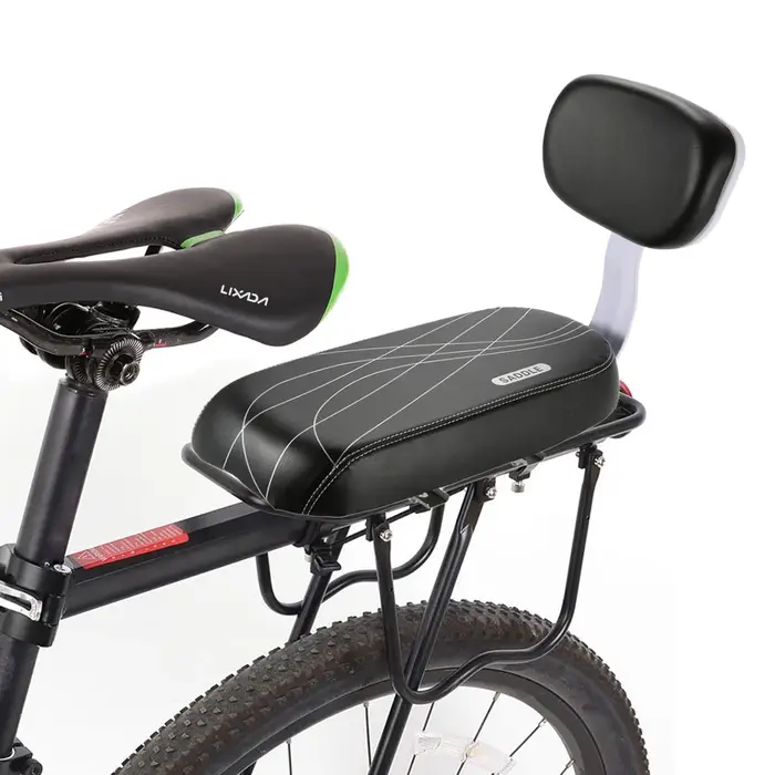 Selle arrière de vélo en cuir PU souple pour enfant