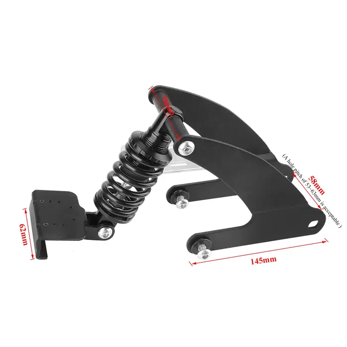 Convient aux scooters Ninebot ES2/ES4/ES5ES avec installation non destructive de ressorts de suspension arrière et amortisseurs