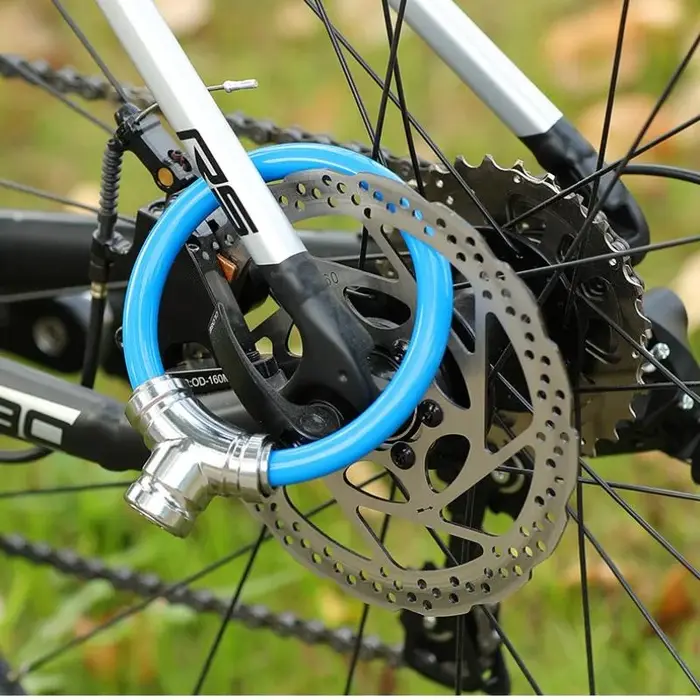 Antivol fiable pour vélos, scooters et motos avec 2 clés, idéal pour les voyages