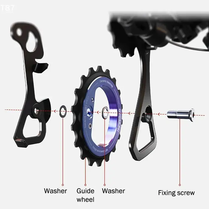 Poulie creuse 18T pour vélo de route R8000 R7000 L-TWOO ERX ER9 R9 R7