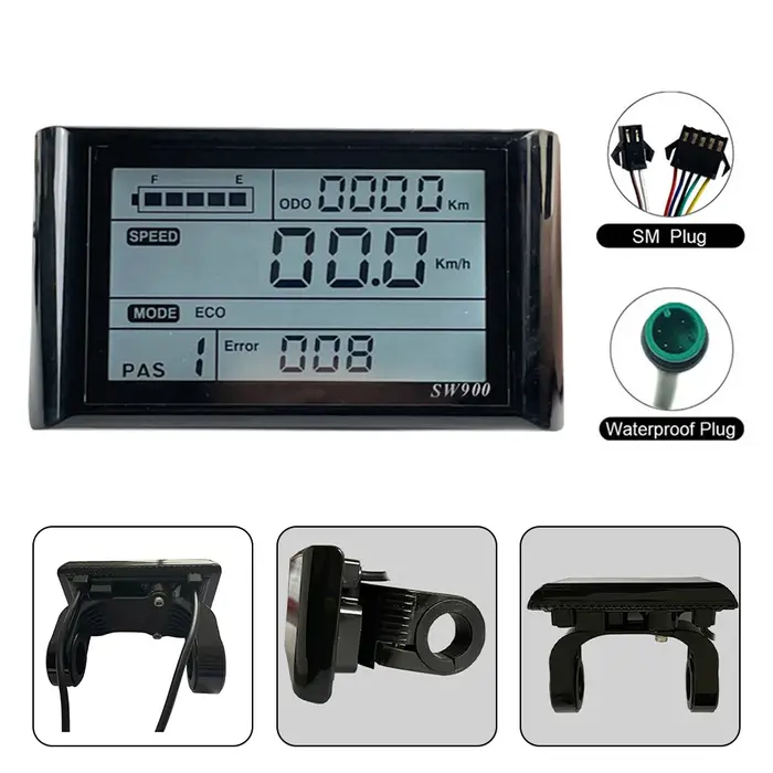 Scooter électrique LCD affichage compteur panneau de commande 5pin 24/36/48V e-bike vélo liquide cristal LCD Instrument