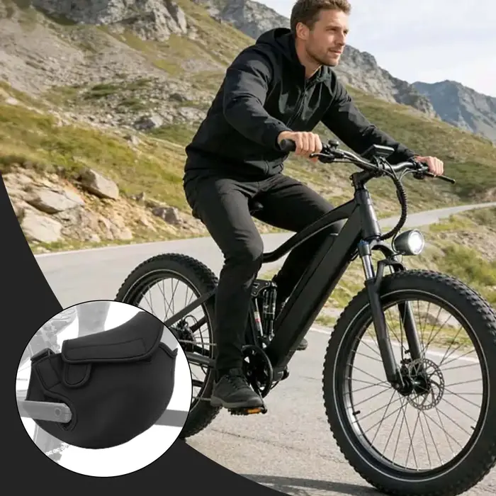 Housse de protection coupe-vent pour moteur de vélo électrique