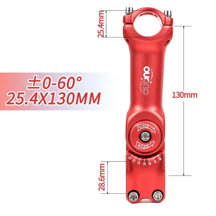 OUO – tige de vélo de montagne réglable de 0 à 60 degrés