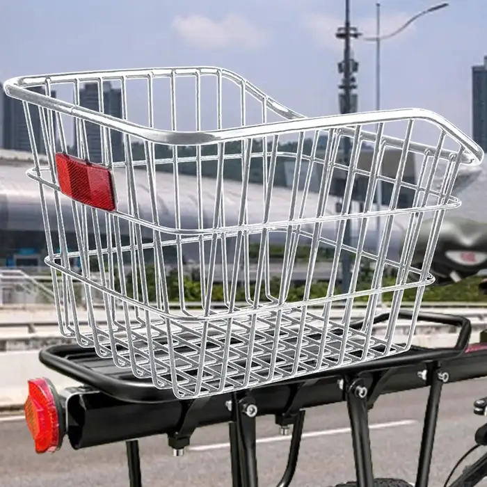 Panier arrière de vélo en métal