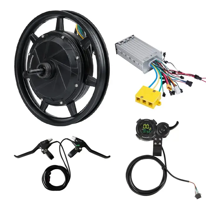 Kit de moteur de moyeu de Scooter électrique de 14 pouces 48V 60V 72V 1000W-3500W moteur de moto 120