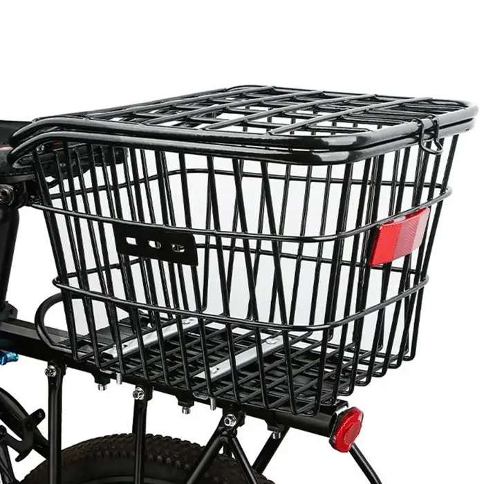 Panier arrière de vélo en métal