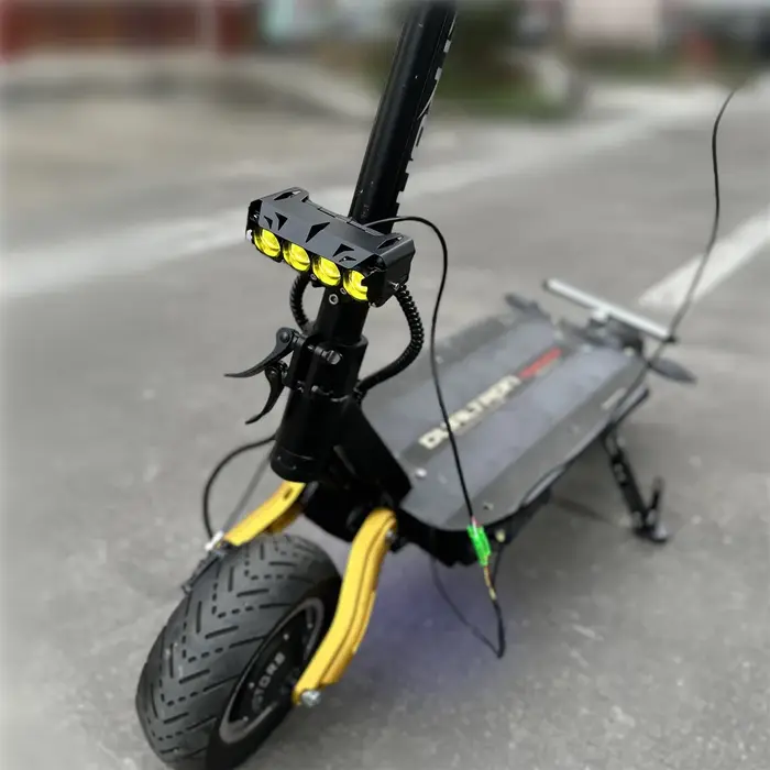 Phare avant Four EYE Spotlight 38W pour tous les scooters Dualtron Thunder Victor Spider DT3, moto modifiée avec interrupteur