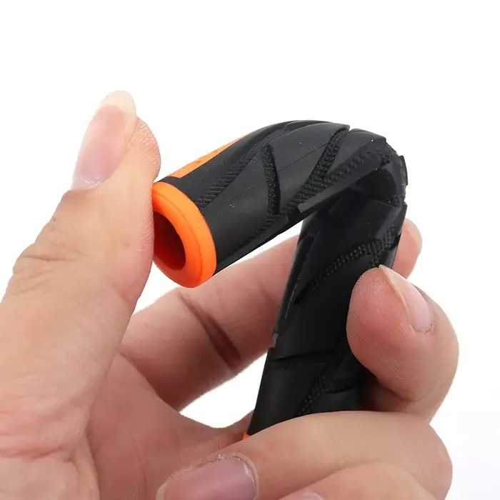 Poignée de frein manchon en Silicone moto vélo protecteur en caoutchouc souple anti-dérapant couverture de protection