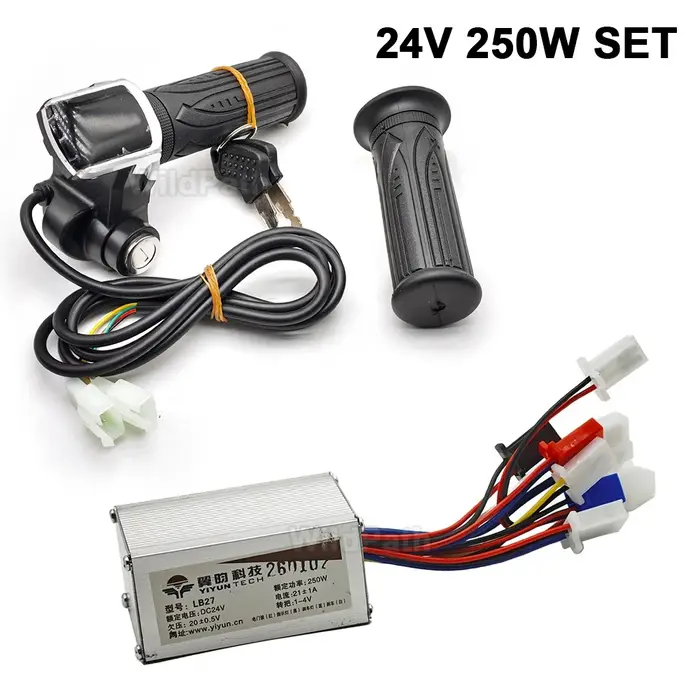 Accessoires pour vélos électriques 24V 36V 48V 250W 350W 500W 1000W : Contrôleur de moteur à balais,