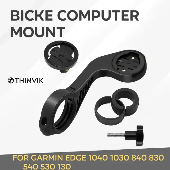 Support d'ordinateur de vélo Thinvik pour Garmin Edge 1040 1030 840 830 540 530 130, conçu pour les 