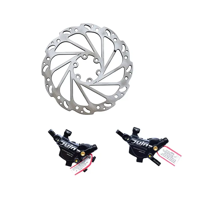 Juin Tech M1 vtt XC vélo E-BIKE hybride hydraulique VTT frein à disque double piston avec rotor 160mm E