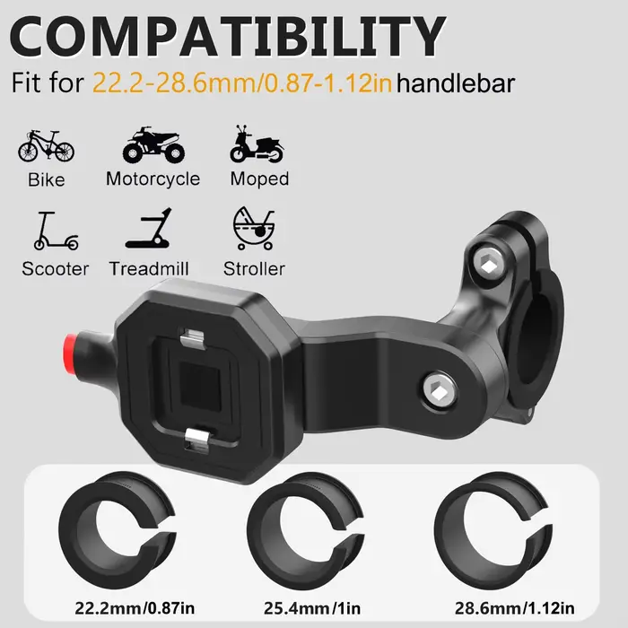 Support de téléphone étanche pour vélo