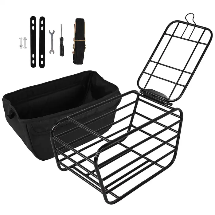 Panier de vélo en acier carbone robuste