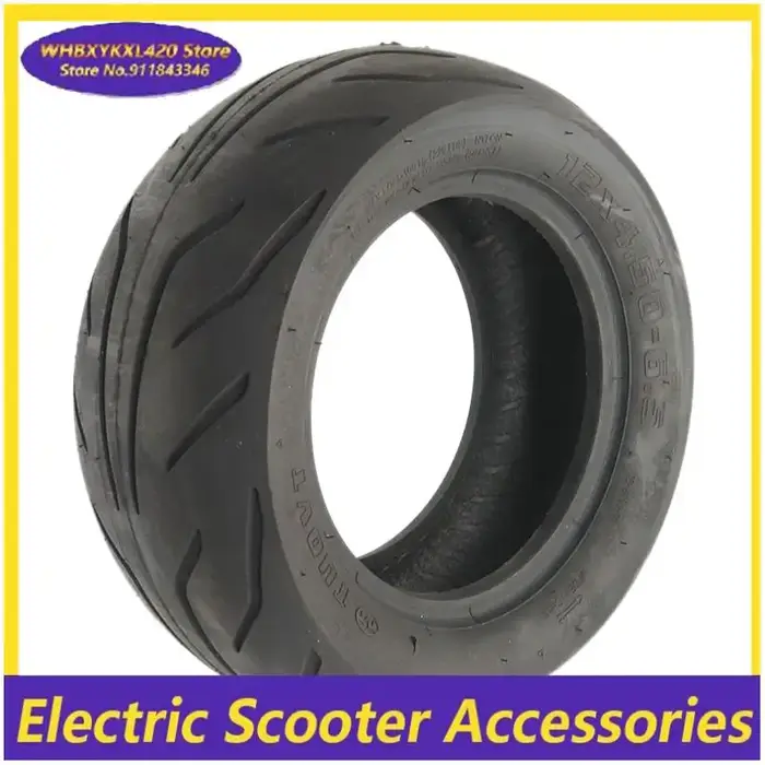 TUOVT 12x4.50-6.5 pneu Tubeless 12 pouces pneus sous vide pour Scooter résistant à l'usure nouveau