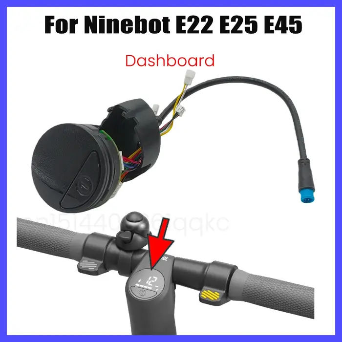 Affichage de tableau de bord pour Scooter électrique Segway Ninebot E22 E22D E25 E45
