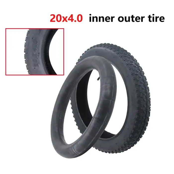 Pneu de vélo électrique tout-terrain 20 pouces 20x4.0