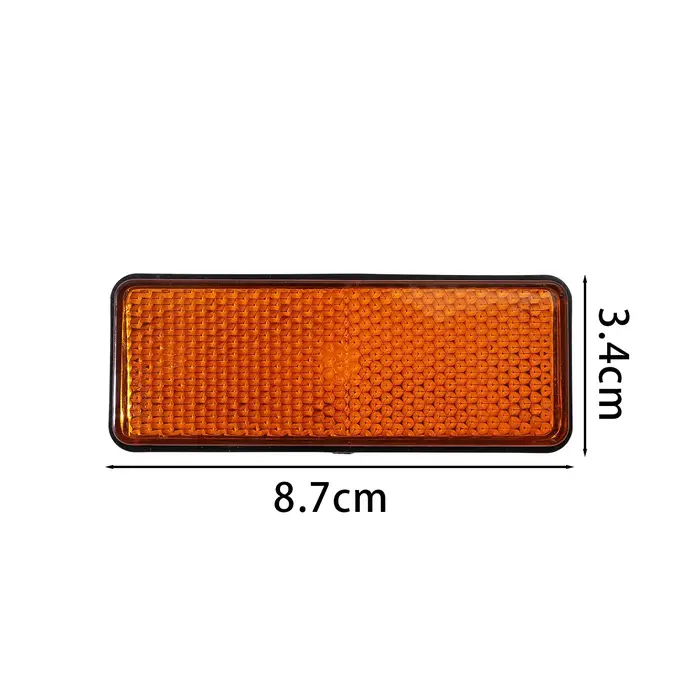 Réflecteur arrière pour Scooter électrique, plaque d'avertissement de sécurité nocturne, étanche, ha
