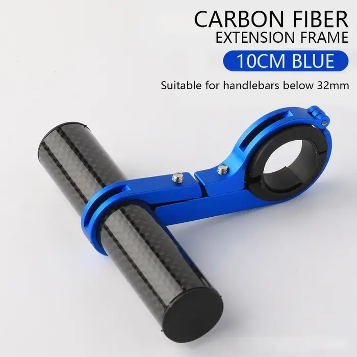 Extension de guidon de vélo multifonctionnelle en Fiber de carbone