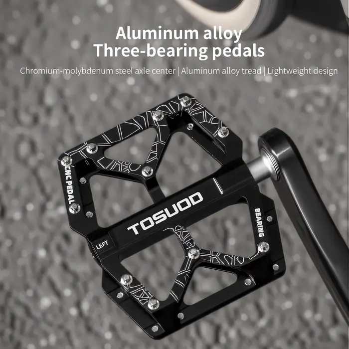 Pédales de vélo TOSUOD à 3 roulements
