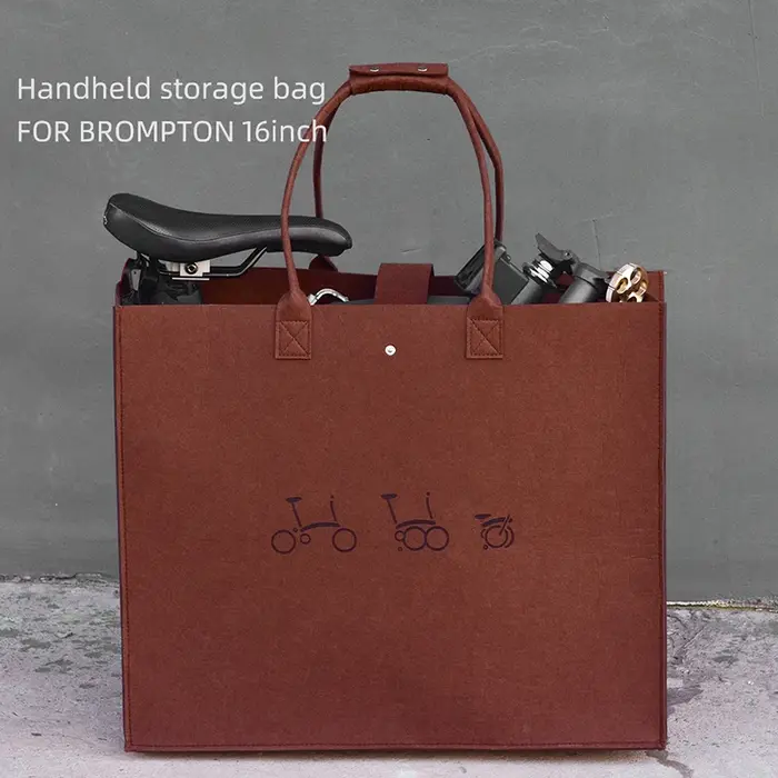Sac de rangement pliable léger et à la mode pour vélo