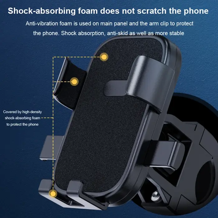 Support de téléphone anti-ald pour vélo