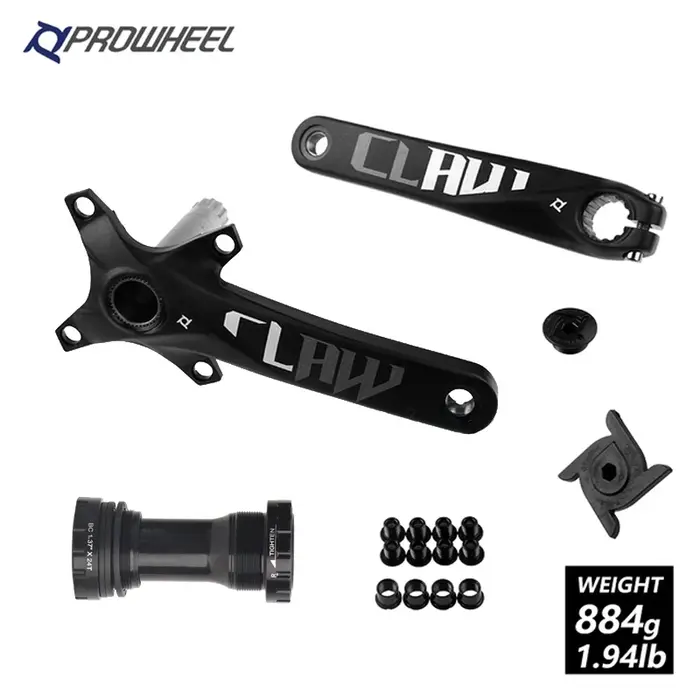Prowheel-Pédalier Hollowtech VTT, Manivelle commencerBCD, 170mm, 175mm, Vélo Intégré, 32 T, 34 T, 36