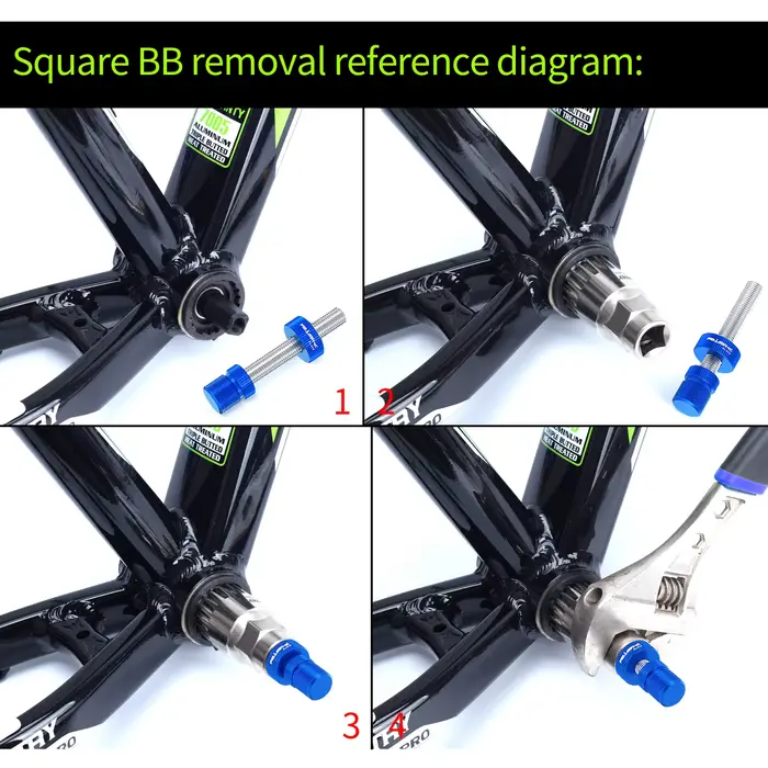 Risque RL215PRO vélo vélo carré et axe cannelé BB support inférieur Anti chute auxiliaire retrait dé