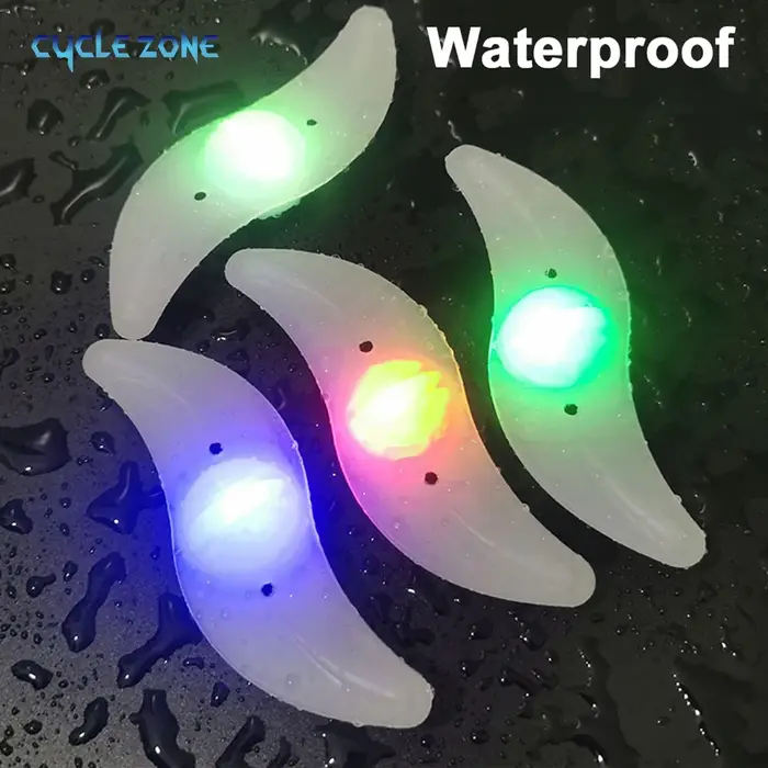 Lumières de pneu de vélo, rayons de roue, 3 modes LED, étanche, avertissement de sécurité, facile à 