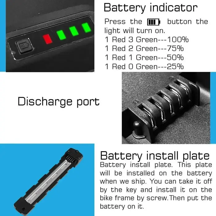 Cham vélo électrique cavalier Batterie 48v 45ah Bafang 2000w E