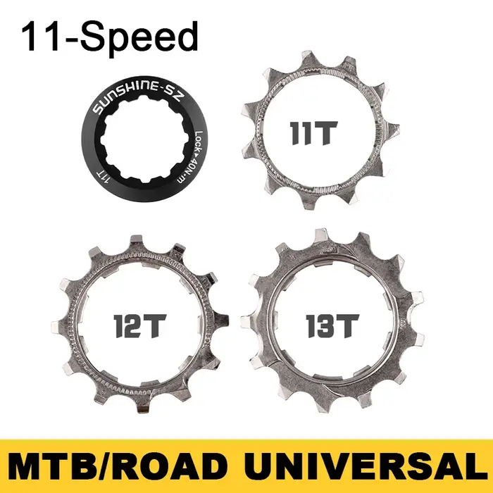 Roue libre de vélo de route et vtt, 8 9 10 11 12 vitesses 11T 12T 13T, pignons de Cassette, accessoi